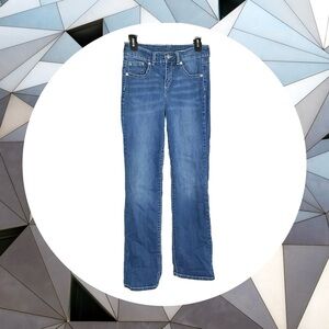 Code Bleu (CB) Blue Jeans w Bling Gems/Stitched Back Pockets Women Sz 4